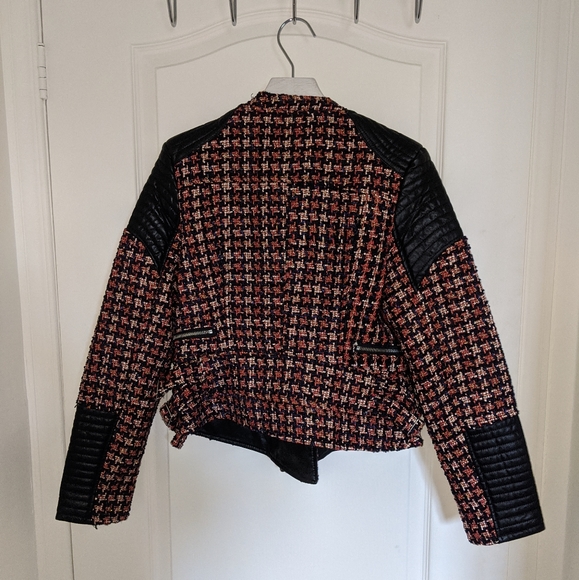 Ivory & Chain × {🆕🏷️} TWEED BIKER JACKET - Picture 5 of 6